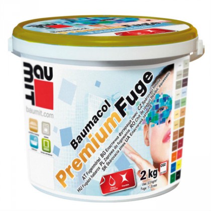 Baumit Baumacol PremiumFuge - Chit de rosturi Premium 2 kg ALB / GRI CIMENT
